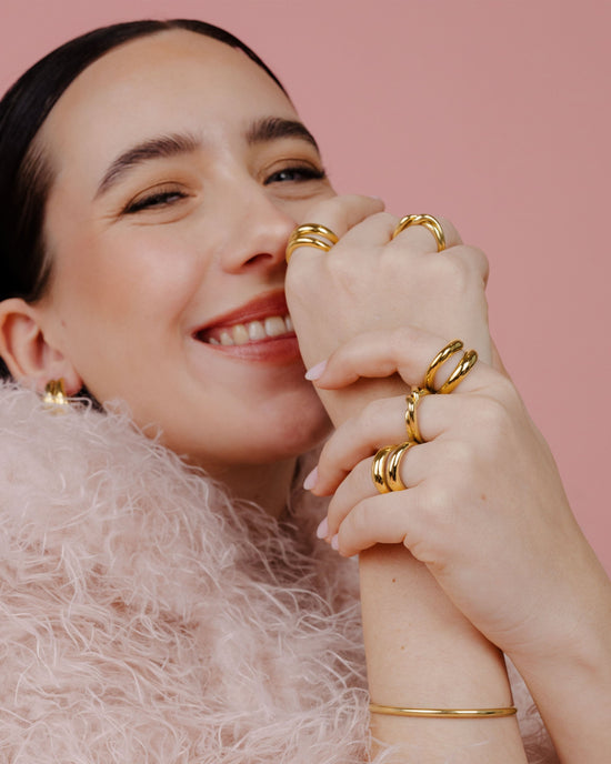 Twinsies Ring Gold