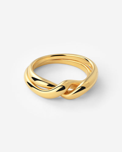 Twinsies Ring Gold