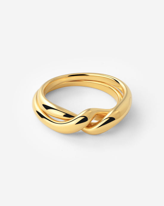 Twinsies Ring Gold