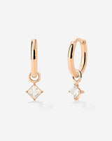 North Star Hoop Set Small Roségold