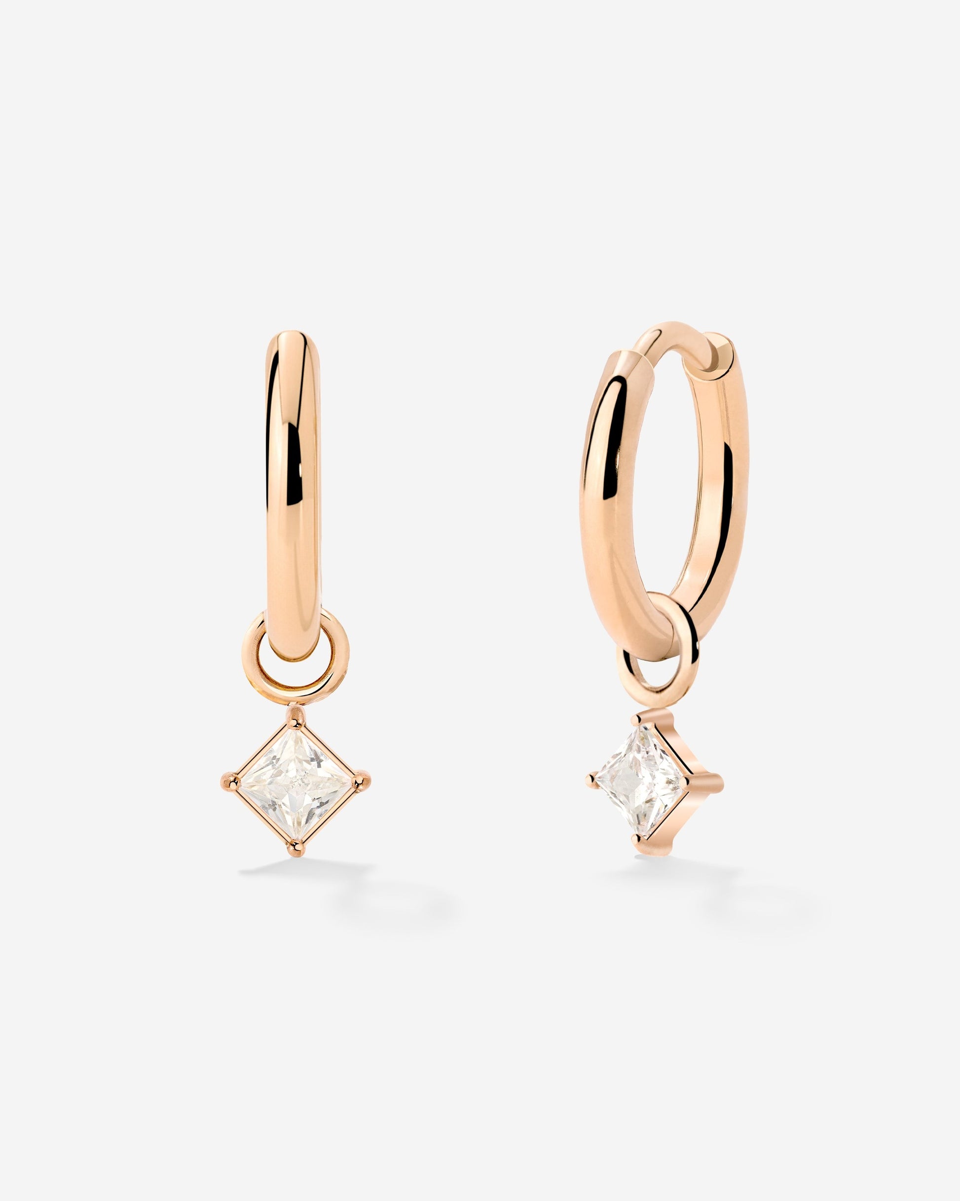 North Star Hoop Set Small Roségold