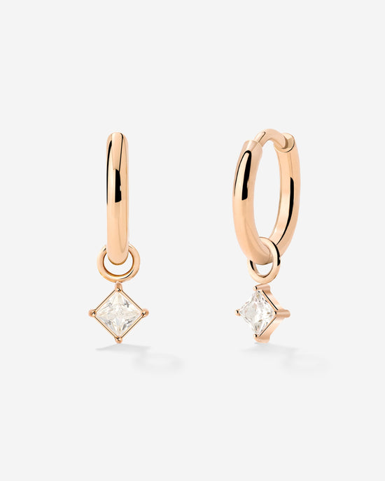 North Star Hoop Set Small Roségold