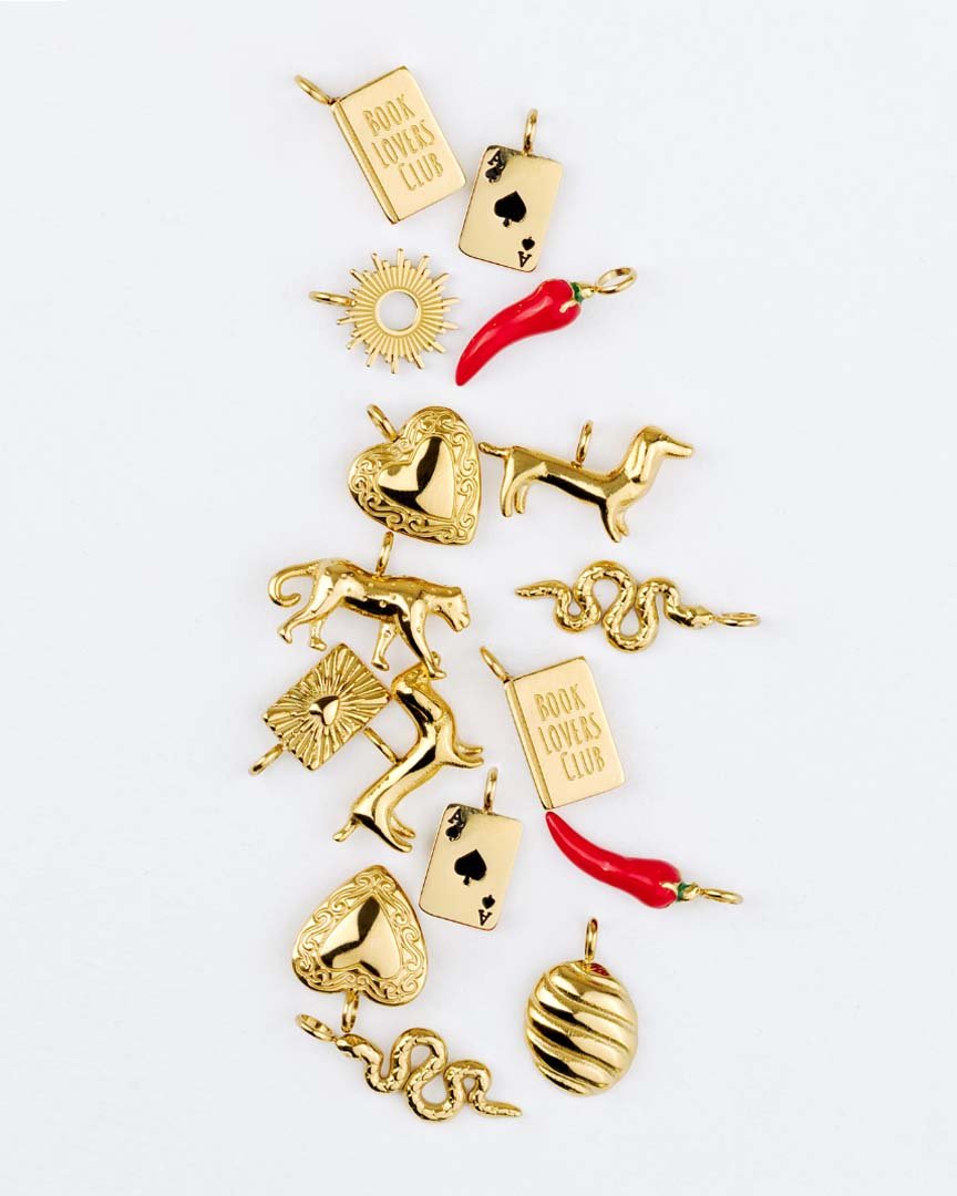 Singapore Chain Charm Necklace Set