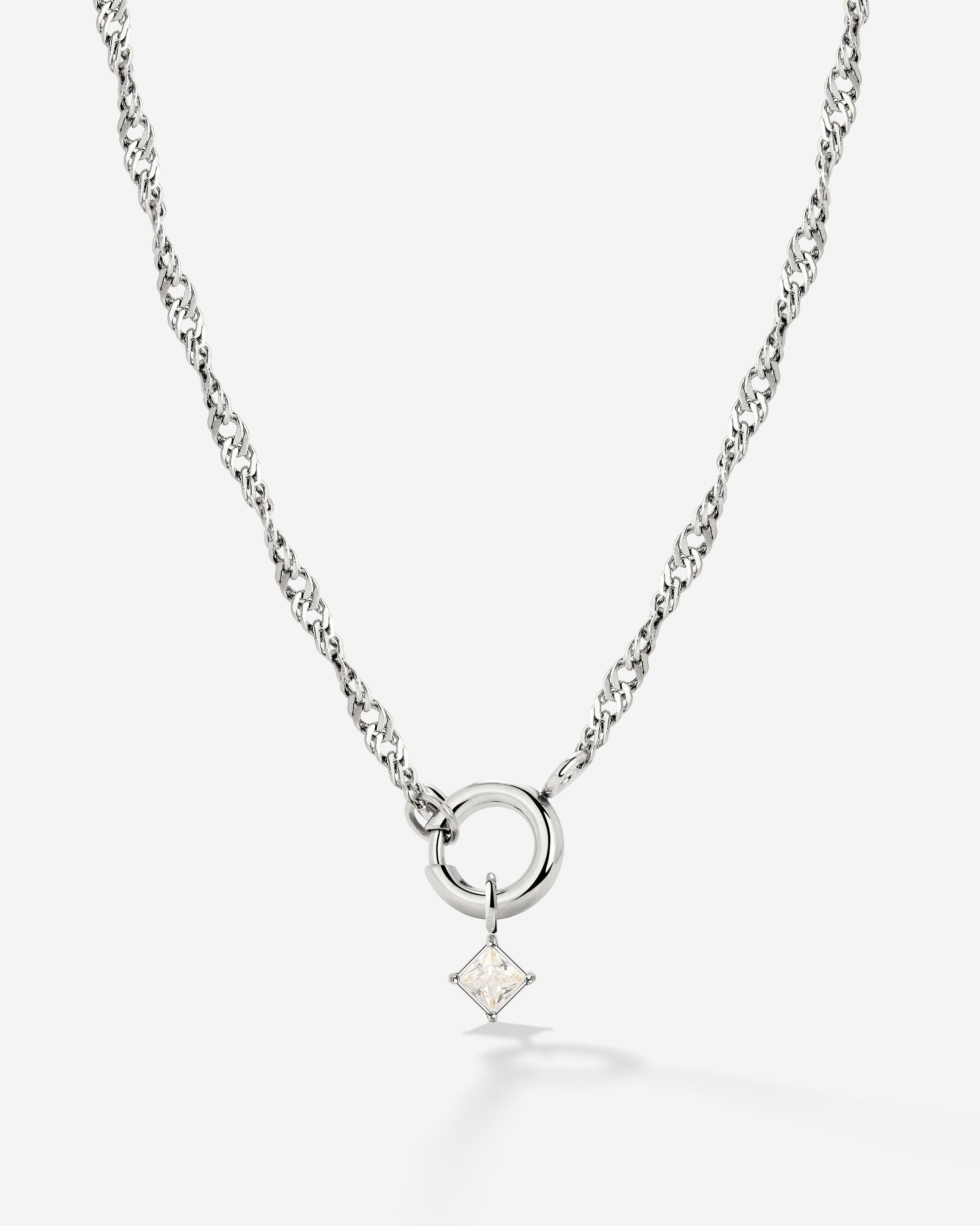 North Star Singapore Chain Necklace Set Silber