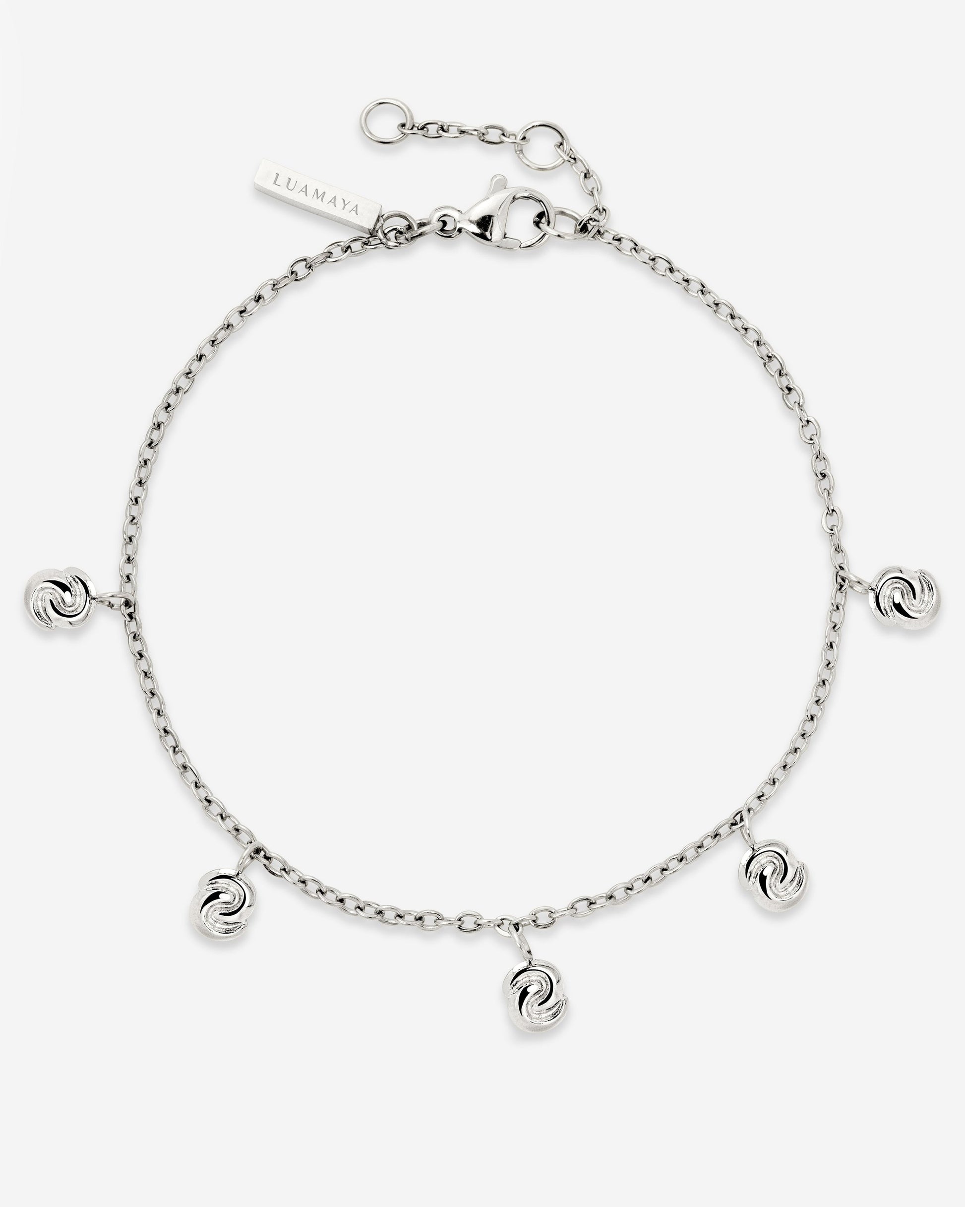 Tides of Time Anklet Silber