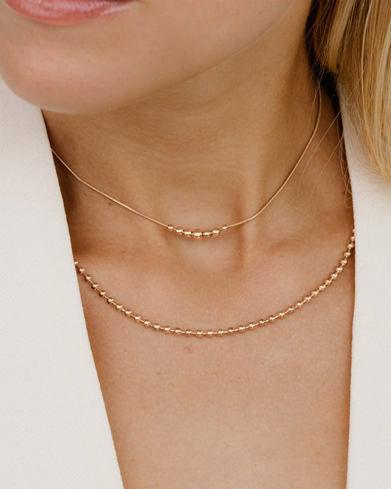 Bubbly Necklace Roségold