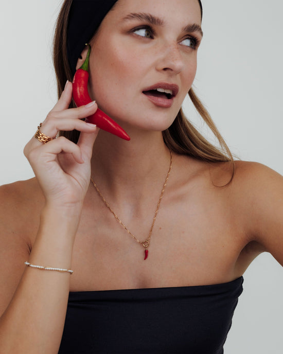Chili Singapore Chain Necklace Set Roségold