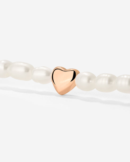 Love Pearls Bracelet Roségold