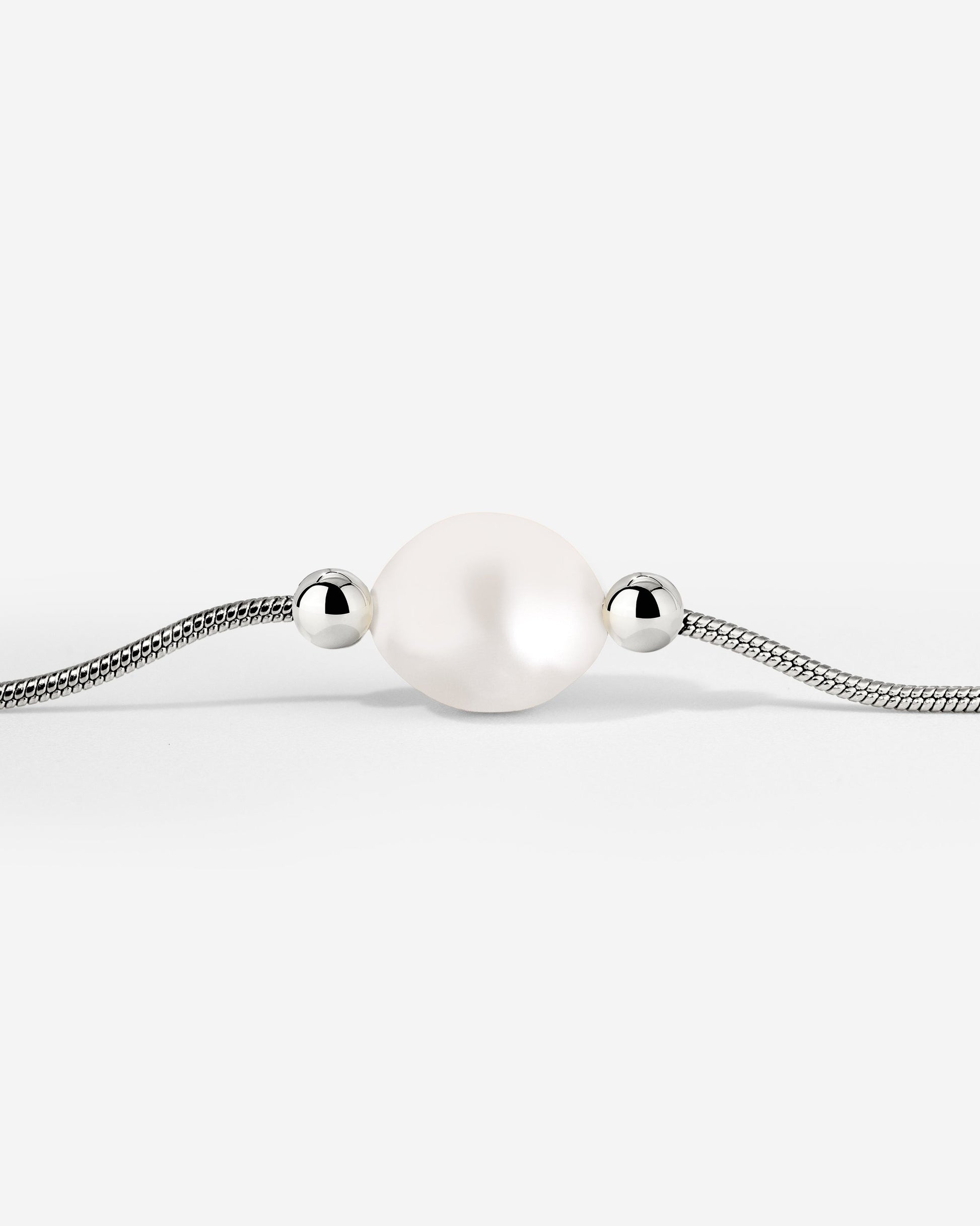 Minimalist Pearl Bundle Silber