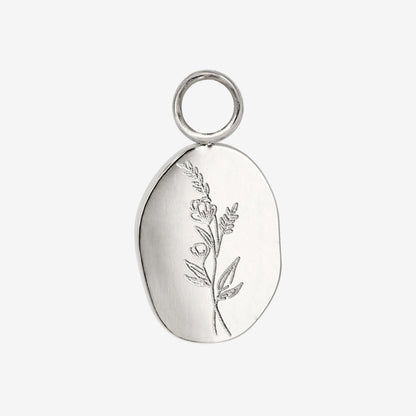 Bouquet Coin Hoop Set Medium Silber