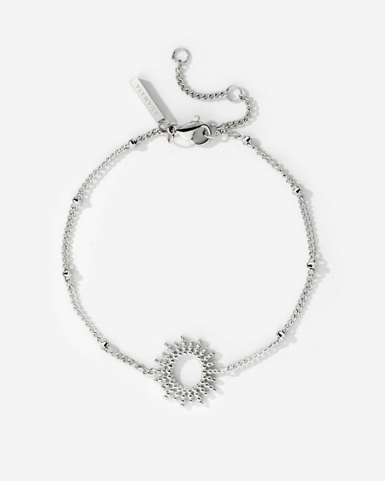 Sunny Beads Bracelet Silber