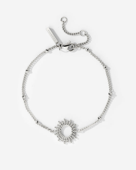 Sunny Beads Bracelet Silber