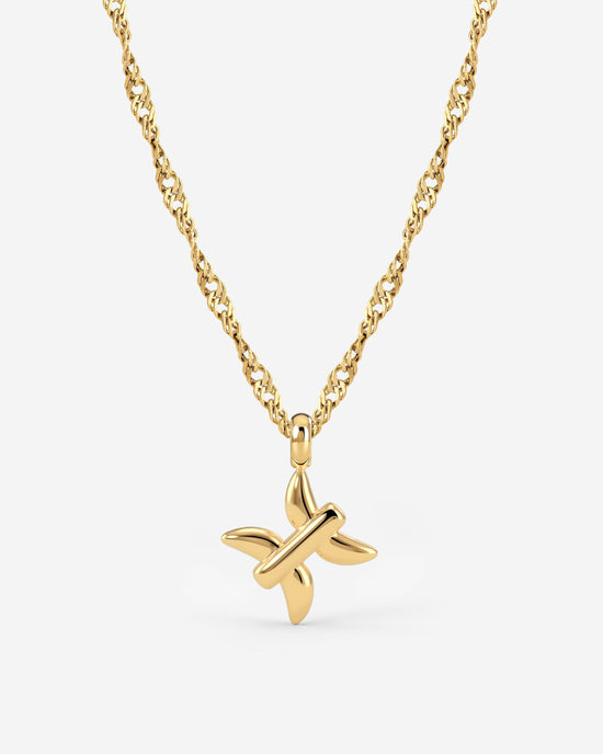 Pisces Bubble Necklace Gold
