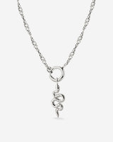 Serpent Singapore Chain Necklace Set Silber