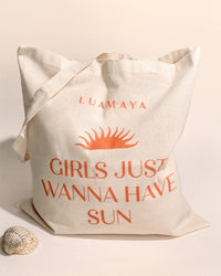 Jutetasche Girls just wanna have sun