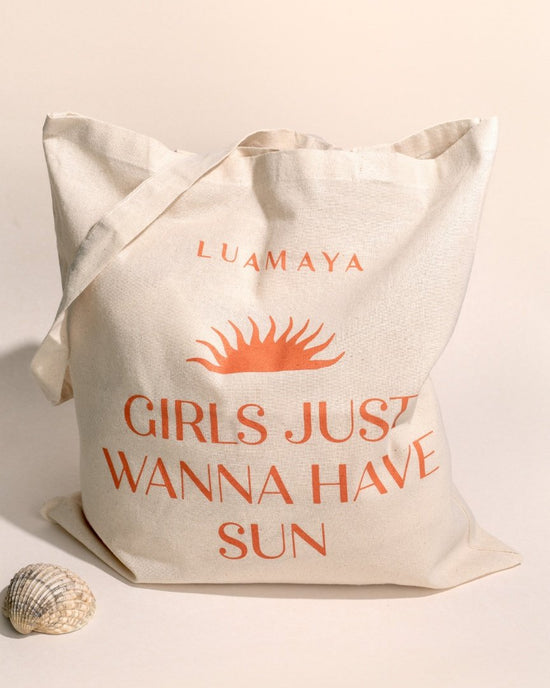 Jutetasche Girls just wanna have sun