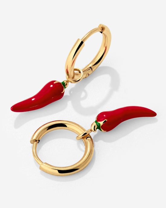 Chili Hoop Set Small Gold