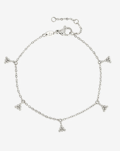 Tiny Beads Bracelet Silber