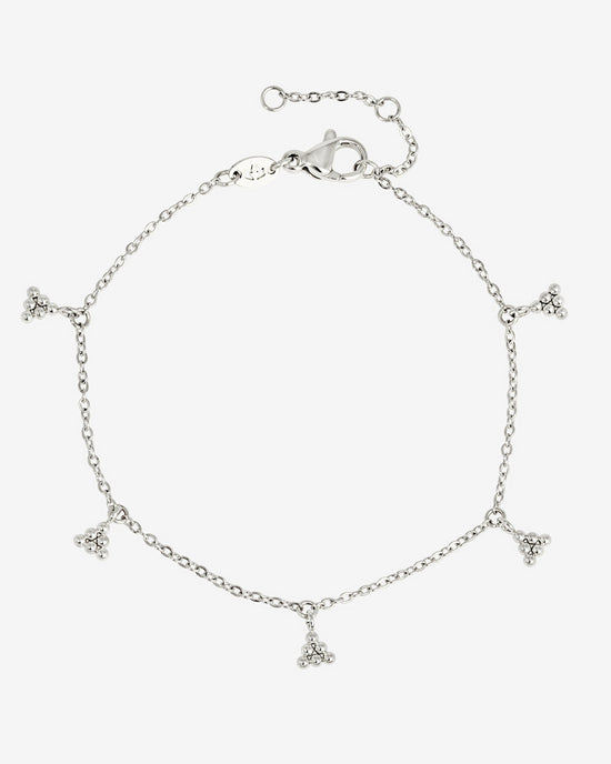 Tiny Beads Bracelet Silber