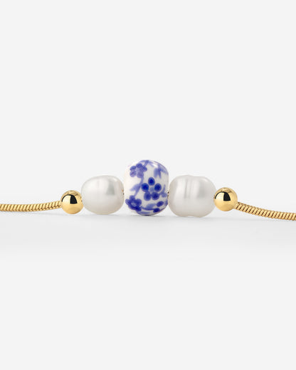 Painted Blue Bracelet