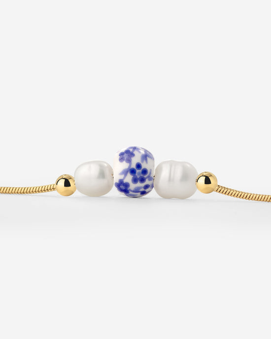 Painted Blue Bracelet