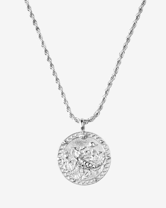 Zodiac Sign Necklace Silber