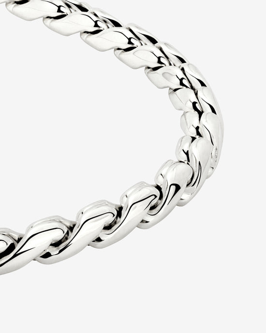 Spiral Links Necklace Silber