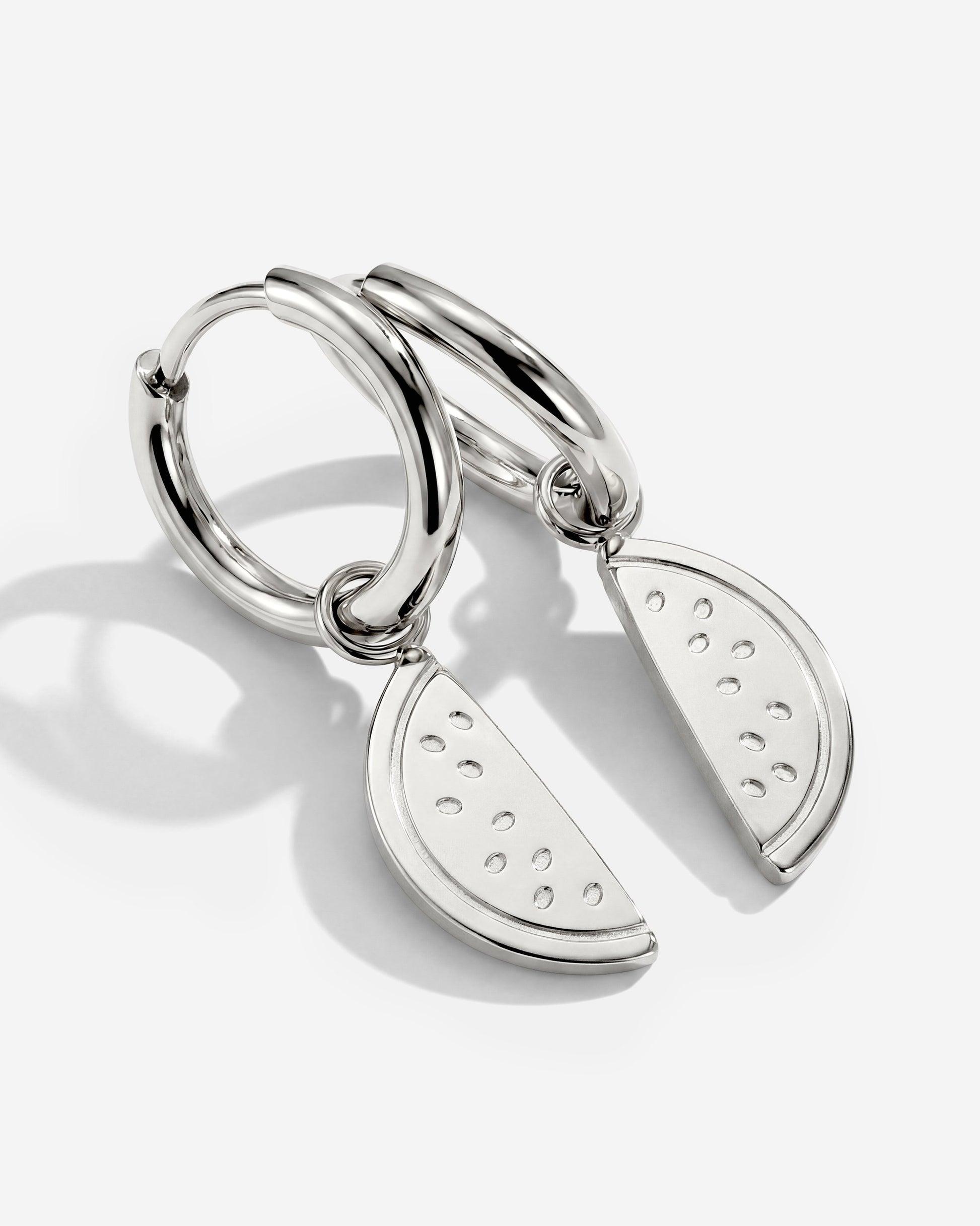 Melony Hoop Set Small Silber