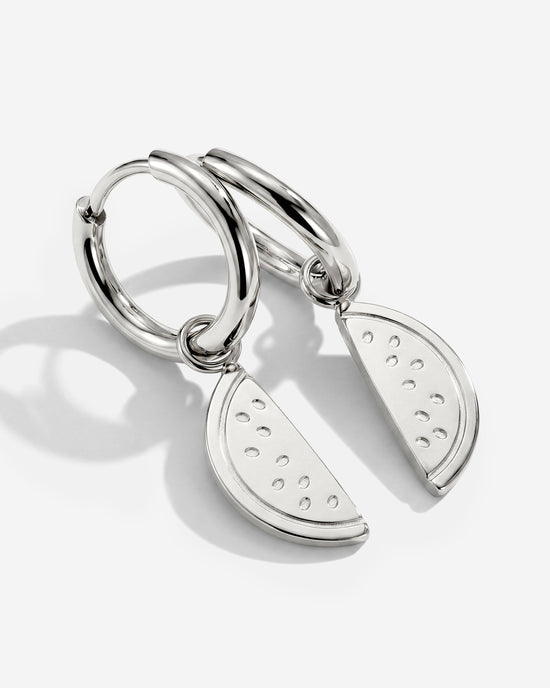 Melony Hoop Set Small Silber