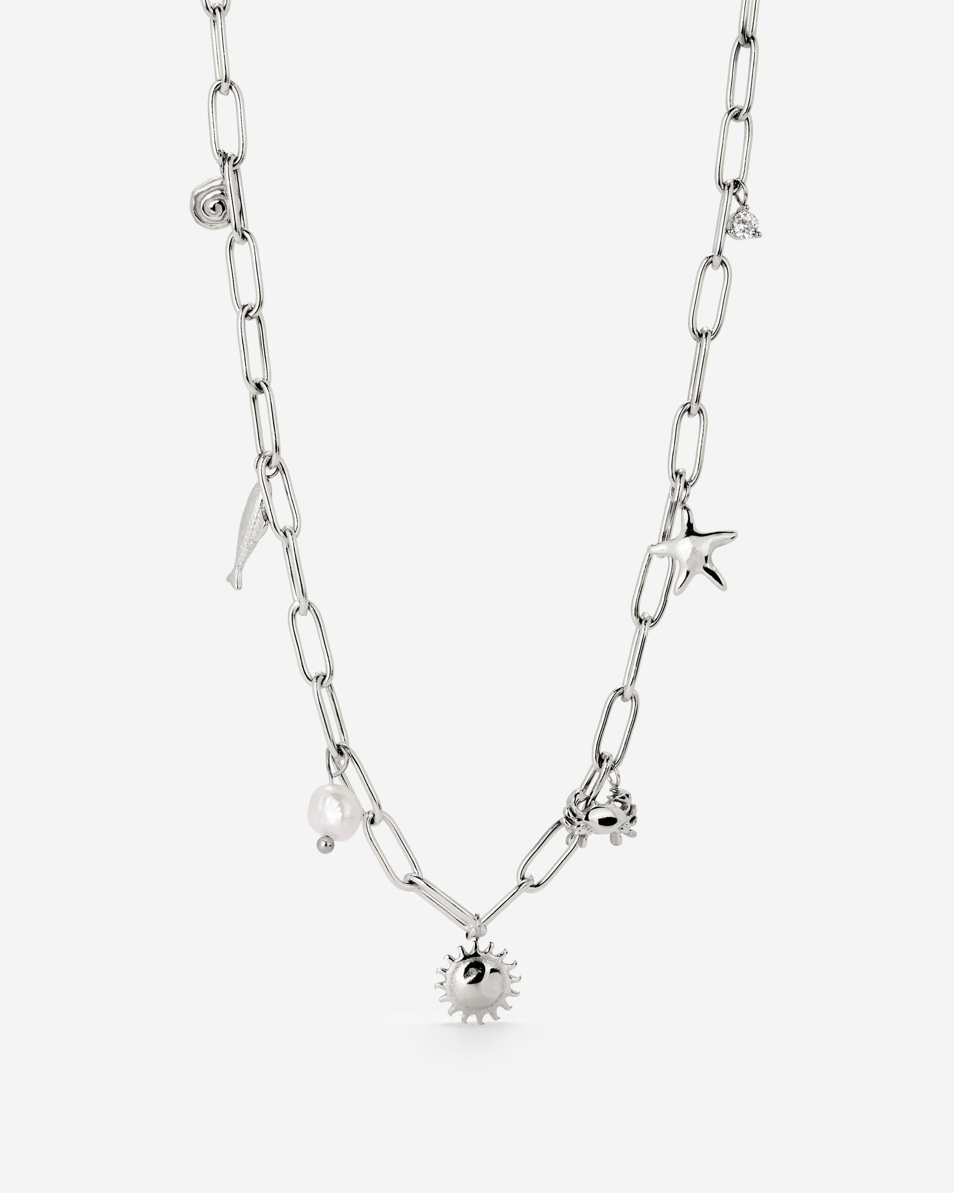 Seaside Treasures Necklace Silber