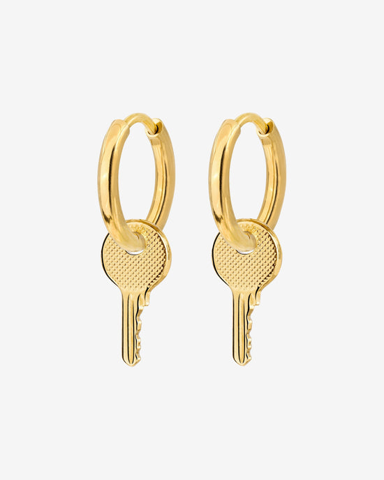 Low-key Hoop Set Small Gold