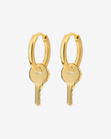 Low-key Hoop Set Small Gold