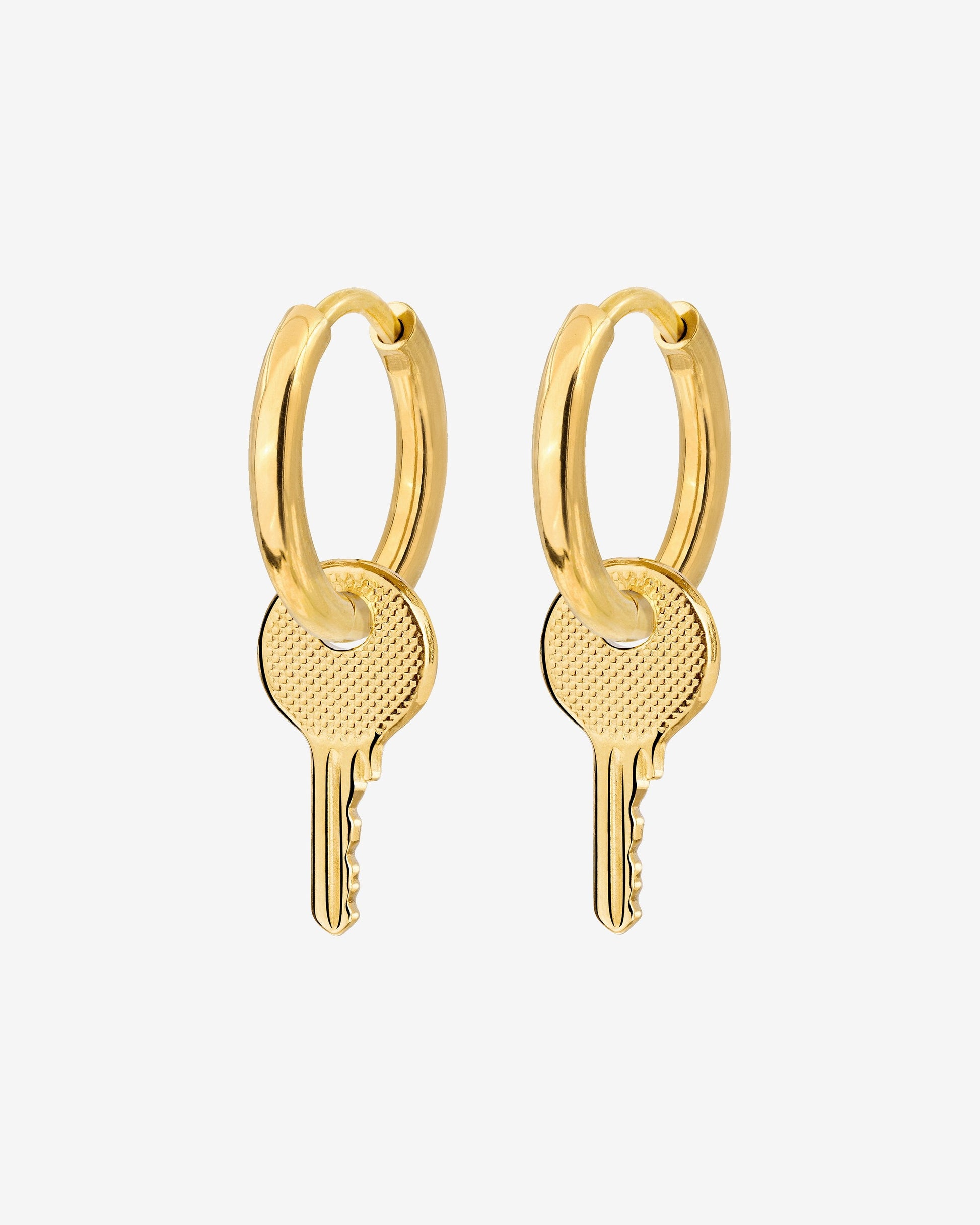 Low-key Hoop Set Small Gold