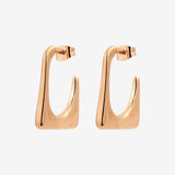 Rectangle Hoops Roségold