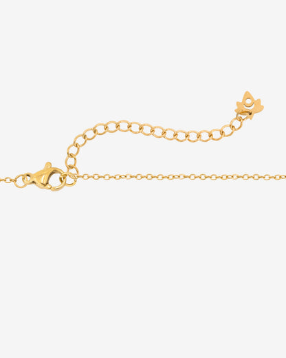 Flower 'n' Beads Necklace Gold