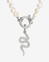 Lola Power Pearl Necklace Set Silber