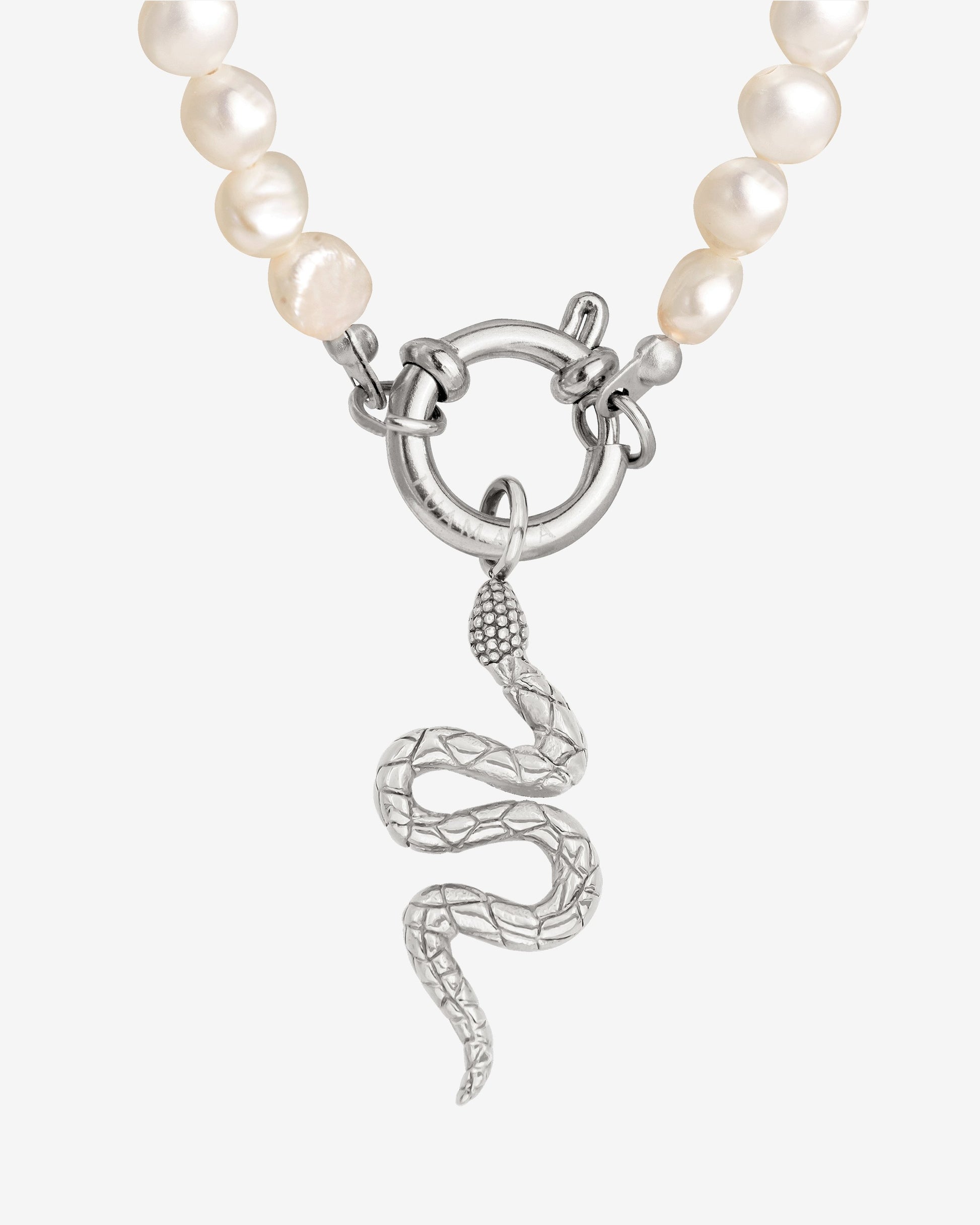 Lola Power Pearl Necklace Set Silber
