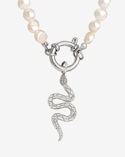 Lola Power Pearl Necklace Set Silber