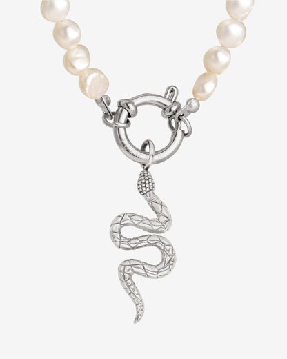 Lola Power Pearl Necklace Set Silber