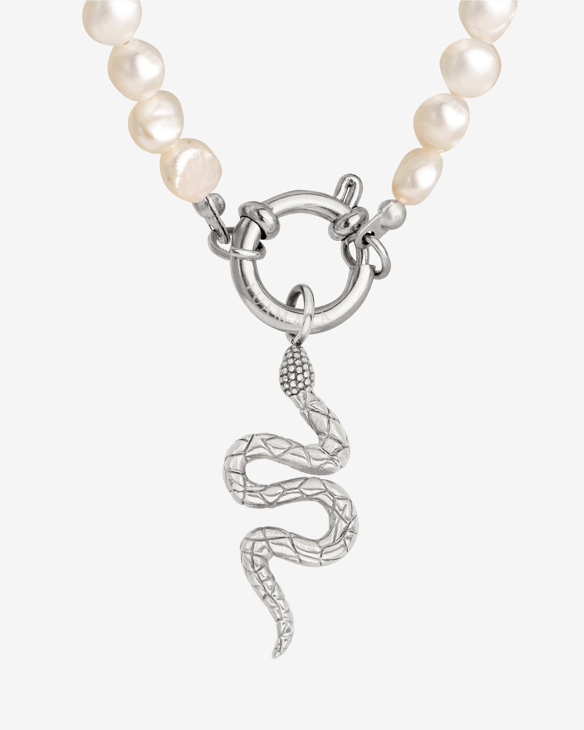 Lola Power Pearl Necklace Set Silber