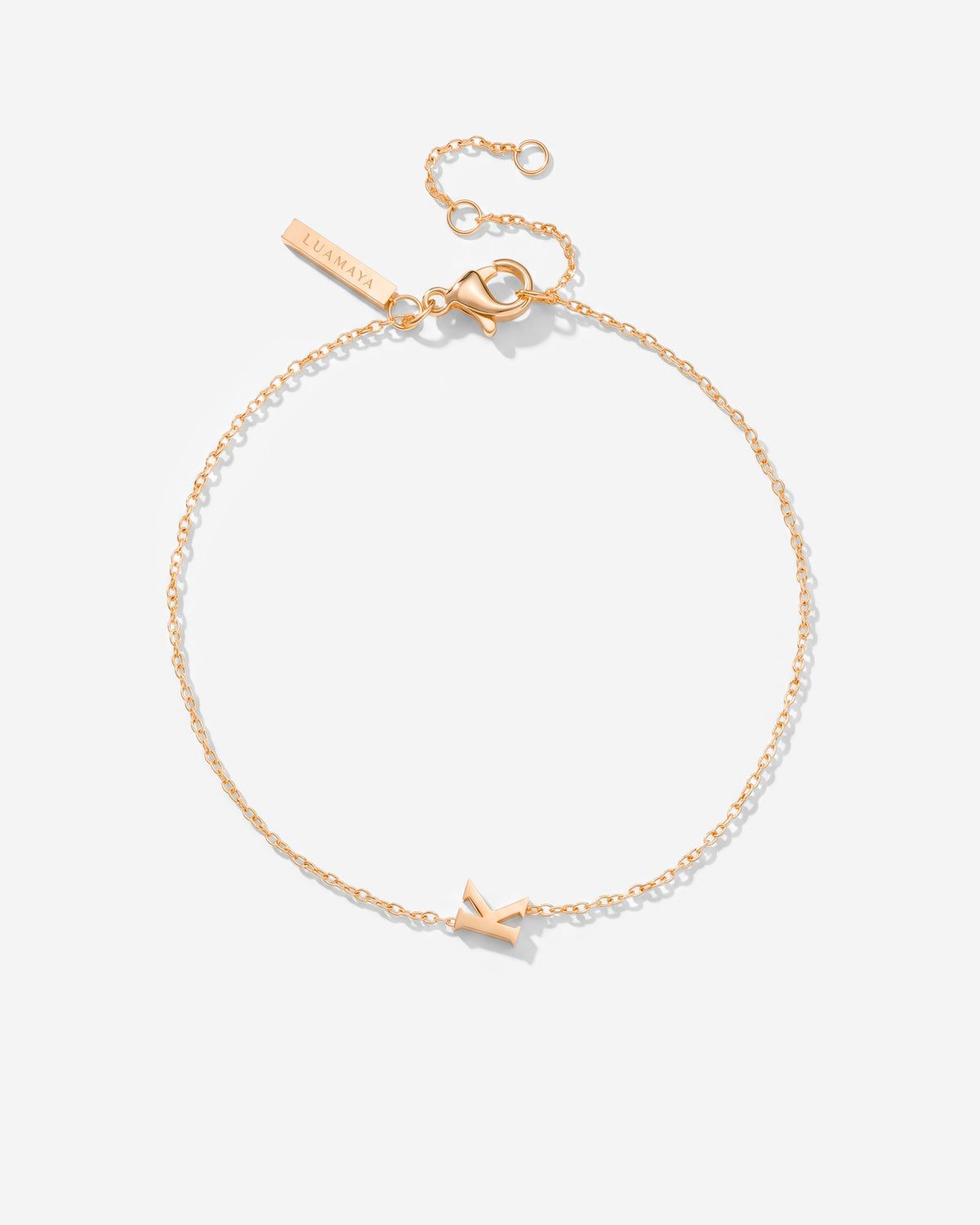 Tiny Letter Bracelet