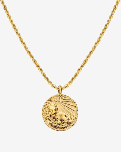 Zodiac Sign Necklace Gold
