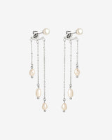 Annas Sparkle Pearl Studs Silber