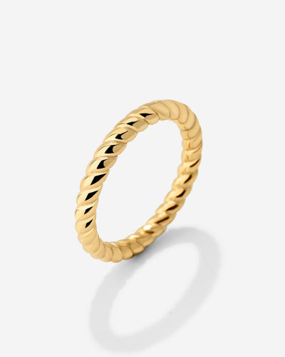 Endless Twist Ring Gold