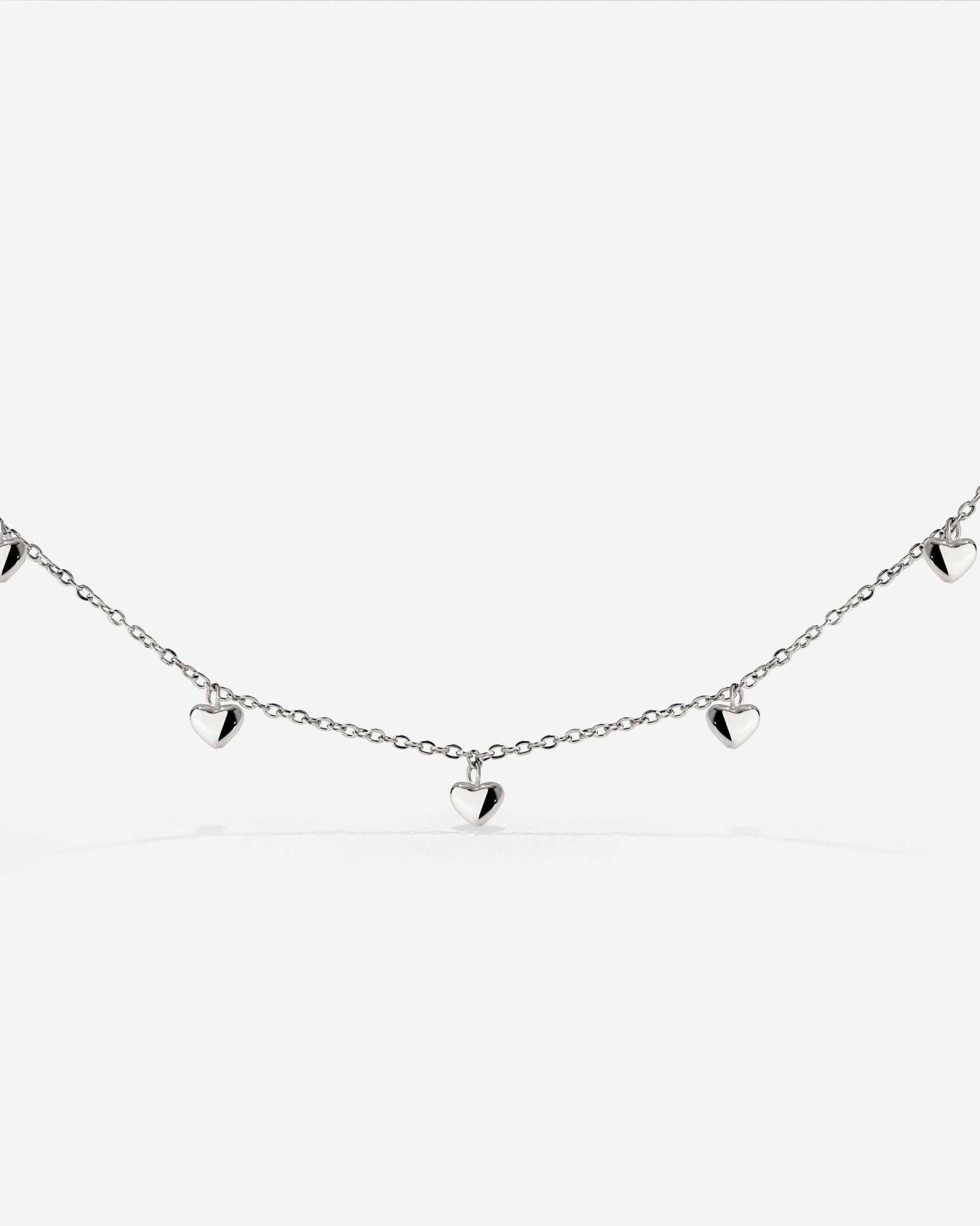 Lovely Heart Choker Silber