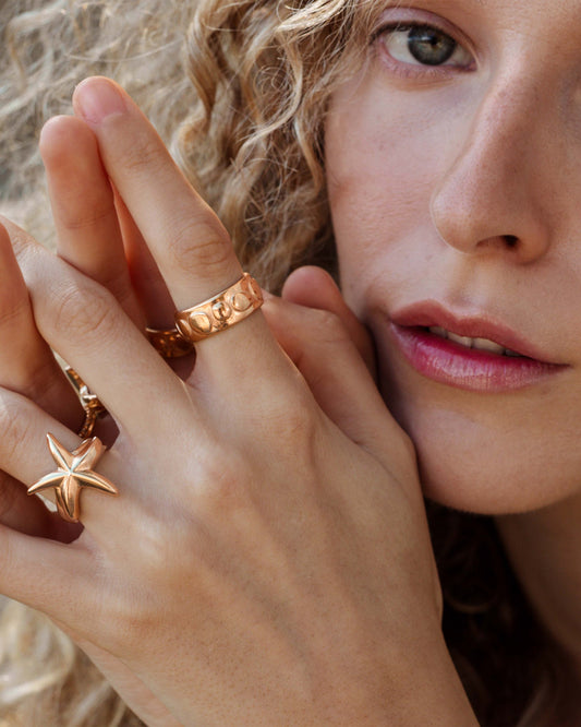 Sea Star Ring Roségold