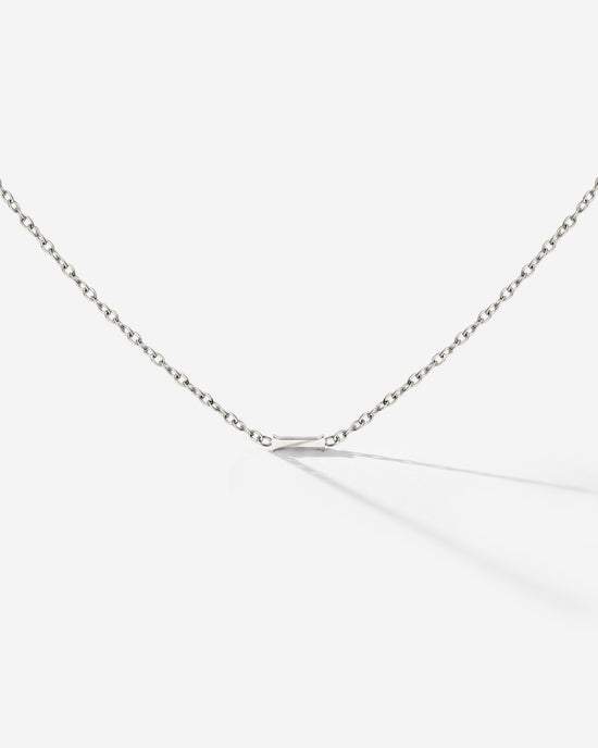 Tiny Letter Necklace