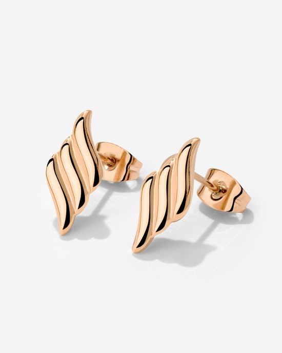 Lustrous Studs Roségold