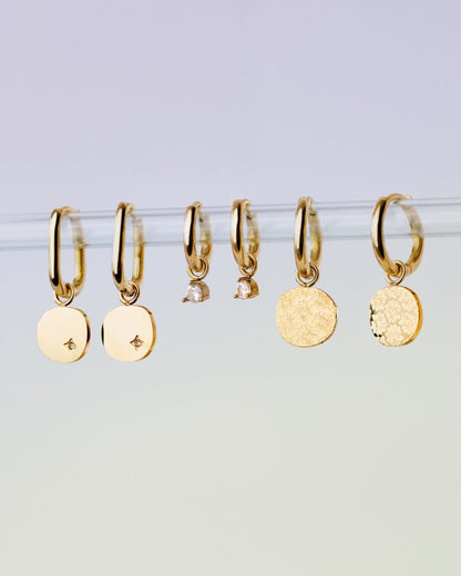 Blanco Lumbre Hoop Set Baby Gold