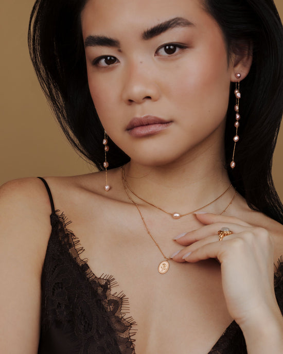 Blush Pearl Choker Roségold
